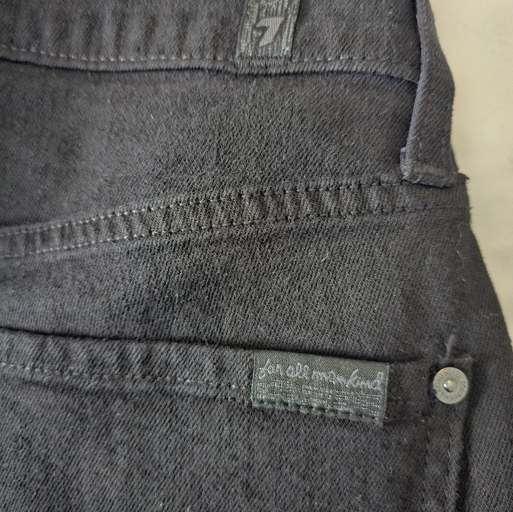 7 for all mankind high waist cropped straight size 29 - Picture 6 of 8